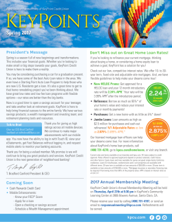 Spring 2017 - KeyPoint Credit Union