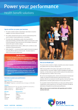 Power your performance summary