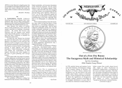 Out of a Few Dry Bones: The Sacagawea Myth and Historical
