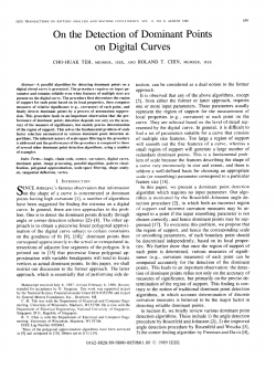 On the Detection of Dominant Points on Digital Curves