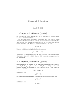 Homework 7 Solutions - UCSD Math Department
