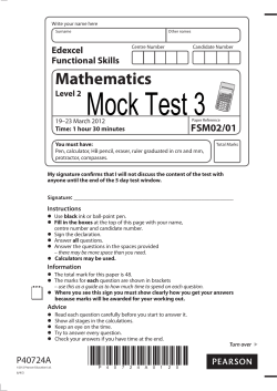 Mock Test 3 - Zip Training