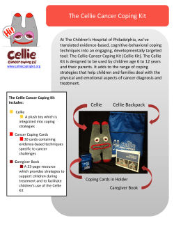 The Cellie Cancer Coping Kit - The Children`s Hospital of