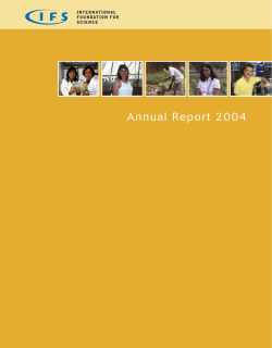 IFS Annual Report 2004