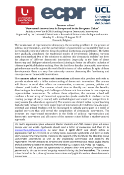 Summer school_SG Democratic innovations_Programme