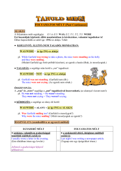 Folyamatos m&uacute;lt