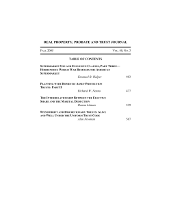 Fall 2005 Complete Issue - American Bar Association