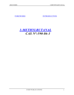 3-METHYLBUTANAL CAS N&deg;:590-86-3
