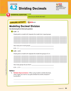6th Grade Math Textbook Lesson 4.2