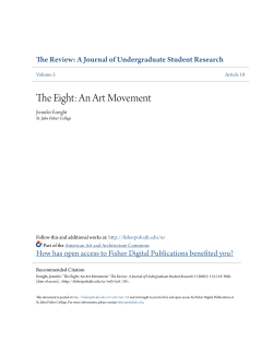 The Eight: An Art Movement - Fisher Digital Publications