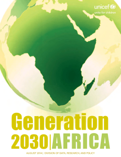 Generation 2030 | Africa
