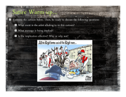 Notes: Introduction to Satire