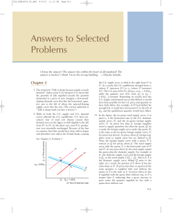 Answers to Selected Problems