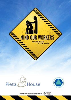 Mind our Workers - Pieta House - Construction Industry Federation