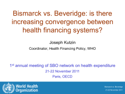 Bismarck vs. Beveridge