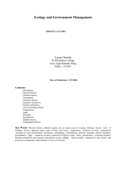 Abiotic Facors - Formatted