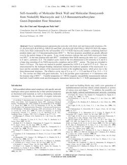 Self-Assembly of Molecular Brick Wall and Molecular Honeycomb