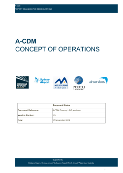a-cdm concept of operations