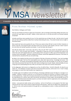 MSA Newsletter