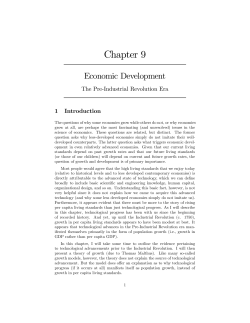 Early Economic Development
