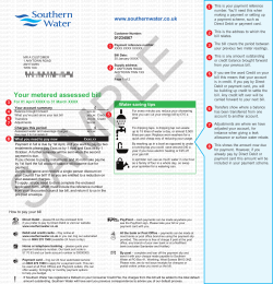 Metered assessed bill