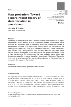 Mass probation: Toward a more robust theory of state variation in