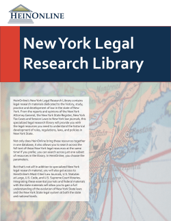 New York Legal Research Library