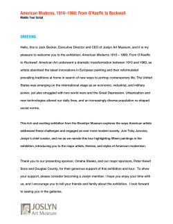 American Moderns, 1910&ndash;1960: From O`Keeffe to Rockwell