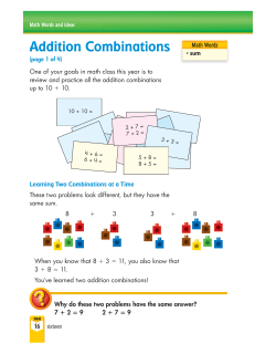 Student Math Handbook - Madeira City Schools
