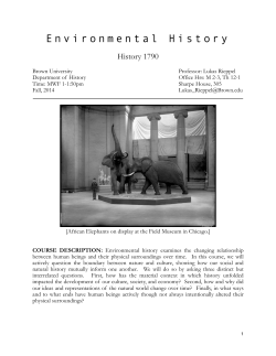 Environmental History