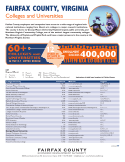 FAIRFAX COUNTY, VIRGINIA