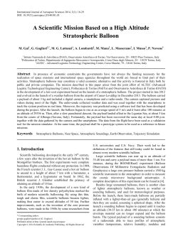 Stratospheric Balloons, Near Space, Atmospheric Soundings, Earth