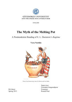 The Myth of the Melting Pot
