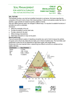 SOIL MANAGEMENT
