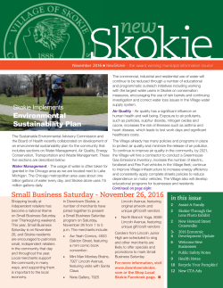 Small Business Saturday - November 26, 2016 Environmental