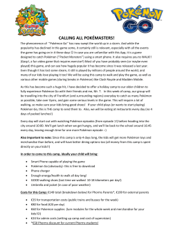 Pok&eacute;mon GO Camp Info - Phorms Frankfurt Taunus