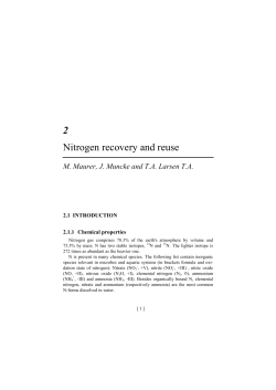 Nitrogen recovery and reuse