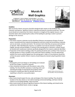 Historic Buildings Murals and Wall Graphics Resource Guide