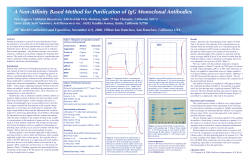 Hydroxyapatite as a Capture Method for Purification of Monoclonal
