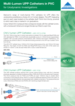 Multi-Lumen UPP Catheters in PVC