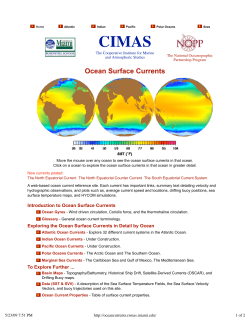 Ocean Surface Currents