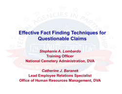 Effective Fact Finding Techniques for Questionable Claims