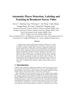 Automatic Player Detection, Labeling and Tracking in