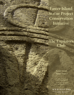 Easter Island Statue Project Conservation Initiative The Explorers Club