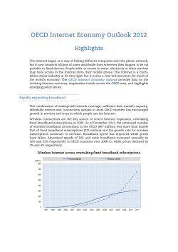 OECD Internet Economy Outlook 2012