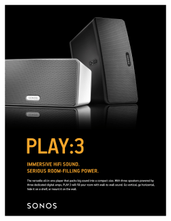 IMMERSIVE HiFi SOUND. SERIOUS ROOM