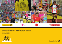 Deutsche Post Marathon Bonn