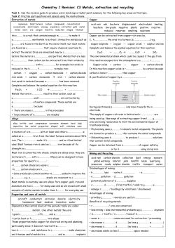 C3 Revision Metals Extraction and Recycling