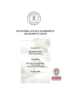 Sarasota Canal Sediment Abatement