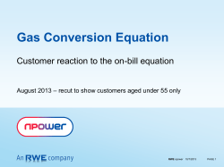 Gas Conversion Equation